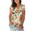 SAMPEEL Summer Floral Tops for Women Classic V Neck Tshirts Short Sleeve Cute Tops