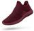 QANSI Mens Sneakers Slip-on Lightweight Athletic Running Walking Gym Shoes