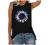 Workout Tops for Women Summer Sunflower Printed Graphic Sleeveless T Shirts Tank Top Casual Loose Cute Vest Tee Blouse