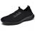 konhill Women's Comfortable Walking Shoes - Tennis Athletic Casual Slip on Sneakers