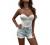 SheIn Women's Zip Backless Strapless Bustier Push Up Vest Ruched Crop Tube Tops