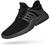 Feetmat Men's Non Slip Gym Sneakers Lightweight Breathable Athletic Running Walking Tennis Shoes