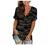 Women's Floral V Neck Short Sleeve T Shirt Trendy Printed Summer Tops Casual Loose Fit Tee Shirts Dressy Tunic Blouses