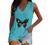 Workout Tops for Women, Women's V Neck Camisole T Shirts Y2K Vintage Skull Print Tank Top Loose Fit Sleeveless Blouses