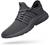 Feetmat Men's Non Slip Gym Sneakers Lightweight Breathable Athletic Running Walking Tennis Shoes