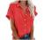 Women's Short Sleeve V-Neck Solid Button Down Shirt Tops Plus Size Casual Work Pockets Collared Tee Blouses Tunic Tops