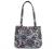 Vera Bradley Cotton Multi-Compartment Shoulder Satchel Purse