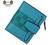 AINIMOER Women's RFID Blocking Leather Small Compact Bi-fold Zipper Pocket Wallet Card Case Purse with id Window