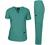 Dagacci Scrubs Medical Uniform Women and Man Scrubs Set Medical Scrubs Top and Pants