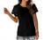 Womens Lace Blouse Short Sleeve T Shirts Summer Tops Casual Solid Hollow Out Casual Tee Shirt Comfy Tunic Tshirts