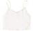 Verdusa Women's Contrast Lace Spaghetti Strap Ribbed Knit Crop Cami Top