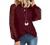 MIHOLL Women’s Long Sleeve Tops Lace Casual Loose Blouses T Shirts