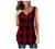 Women's Casual Pleated Tank Tops to Wear with Leggings Dressy Button Up Sleeveless Shirts Henley Blouses Summer Top