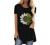 T Shirt for Women Summer Crew Neck Floral Print T-Shirts Casual Loose Short Sleeve Graphic Tee Tunic Tops for Leggings