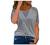 Womens Tops Stripe Mesh Sheer Short Sleeve Summer T-Shirt V Neck Dressy Casual Solid Tee Shirts Loose Fit Tunic Blouse