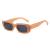 BUTABY Rectangle Sunglasses for Women Retro Driving Glasses 90’s Vintage Fashion Narrow Square Frame UV400 Protection