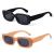 BUTABY Rectangle Sunglasses for Women Retro Driving Glasses 90’s Vintage Fashion Narrow Square Frame UV400 Protection