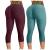 Smooto 2PC Leggings Women Yoga Pants Tummy Control Leggings Butt Lift High Waist Leggings Plus Size Sport Yoga Pants