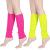 80s Women Neon Leg Warmers Knit Ribbed Leg Warmer for Party Accessories