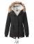 Ollie Arnes Women's Faux Fur Hooded Anorak Jacket, Quilted or Fur Lined Sherpa Down Parka - Regular and Plus Sizes