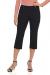 Rekucci Women's Ease into Comfort Capri with Button Detail