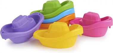 Munchkin Little Boat Train Baby and Toddler Bath Toy, 6 Piece Set