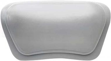 Bath Pillow for Tub with Suction Cups, Ergonomic Bath Tub Pillows Headrest, Bathtub Pillow Rest for Home Spa, Soft, Waterproof,Gray