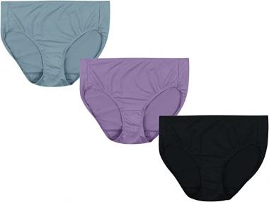 Hanes Women's ReNew Recycled Microfiber Modern Brief 3-Pack