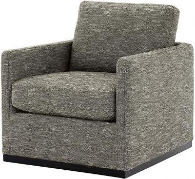 Signature Design by Ashley Grona Modern Textured Swivel Accent Chair, Brown