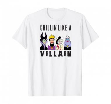 Disney: Villain Gang: Ursula,Evil Queen,Cruella,Maleficent T-Shirt