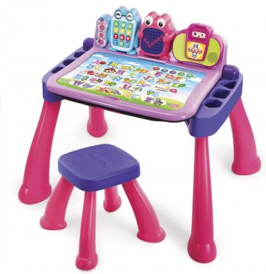 VTech Touch and Learn Activity Desk Deluxe, Pink