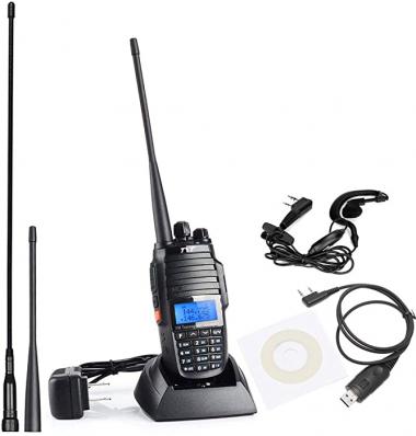 TH-UV8000D Ultra-high Output Power 10W Long Range Walkie Talkies, with Cross-Band Repeater Function Dual Band Dual Display Dual Standby Two Way Radio, with USB Programming Cable and 2 Antennas