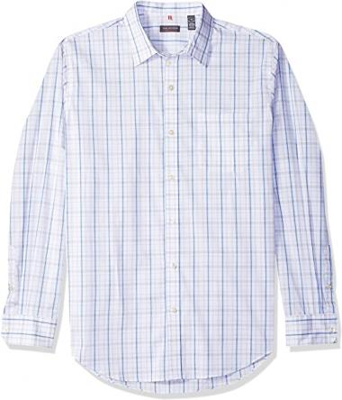 Van Heusen Men's Traveler Stretch Long Sleeve Button Down Shirt (Discontinued by)