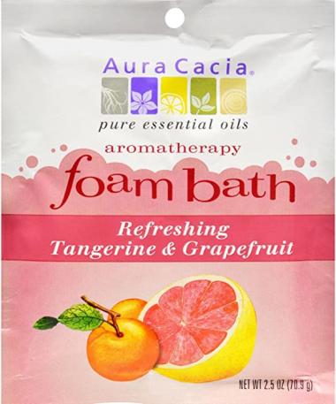 AURA CACIA, Aromatherapy Foam Bath Cinnamon Ylang - 2.5 oz