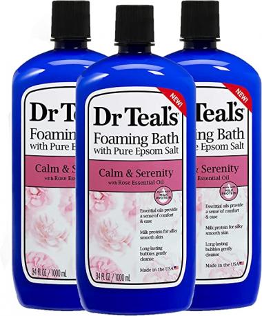 Dr Teal's Foaming Bath 3-Pack (102 fl oz Total) Rose & Milk