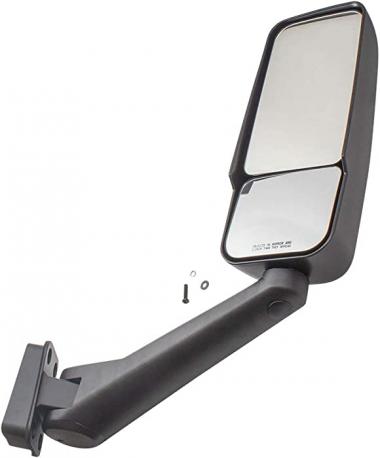 Brock Replacement Passenger Manual Side View Door Mirror Compatible with 2003-2009 Kodiak Topkick Truck 25886101