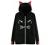 Fall Sweatshirts for Women Cute Cat Ear Hooded Zipper Casual Print Coats Blouse Long Sleeve Loose Tops