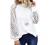 MIHOLL Women’s Long Sleeve Tops Lace Casual Loose Blouses T Shirts