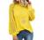 MIHOLL Women’s Long Sleeve Tops Lace Casual Loose Blouses T Shirts