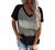 Biucly Women’s Casual Summer V Neck Tops Basic Color Block Tshirts