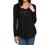 HAOMEILI Women's Henley Shirts Casual Blouse Long Sleeve Button Up Tunic Tops Solid Color Fit Flare