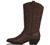 Soda Women's Red Reno Western Cowboy Pointed Toe Knee High Pull On Tabs Boots