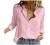 Womens Shirts V Neck Short/Long Sleeve Button Down Casual Blouses Plus Size Tops Dressy Office Business Work Shirt Top