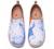 UIN Women's Fashion Floral Art Sneaker Painted Canvas Slip-On Ladies Travel Shoes