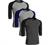 Sporty Two Tone Baseball Tee Shirt 3/4 Sleeve Raglan Matching Team Top