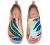 UIN Women's Fashion Floral Art Sneaker Painted Canvas Slip-On Ladies Travel Shoes