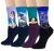 Chalier Womens Famous Painting Art Printed Fun Socks Casual Cotton Cool Novelty Funny Socks for Women