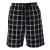 Hanes Men's Cotton Madras Drawstring Sleep Pajama Shorts