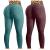 Smooto 2PC Leggings Women Yoga Pants Tummy Control Leggings Butt Lift High Waist Leggings Plus Size Sport Yoga Pants