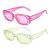 Long Keeper Small Rectangle Sunglasses Women UV 400 Retro Square Driving Glasses